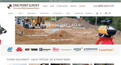 Desktop Screenshot of onepointsurvey.com